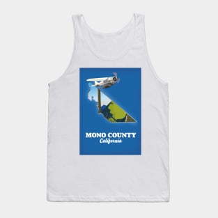 Mono County California travel map Tank Top